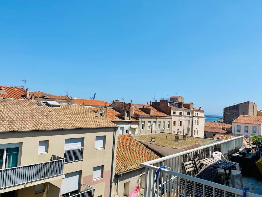 "Loulou" T1 Moderne Et Lumineux, Centre Ville, Wifi, Parking Sète Buitenkant foto